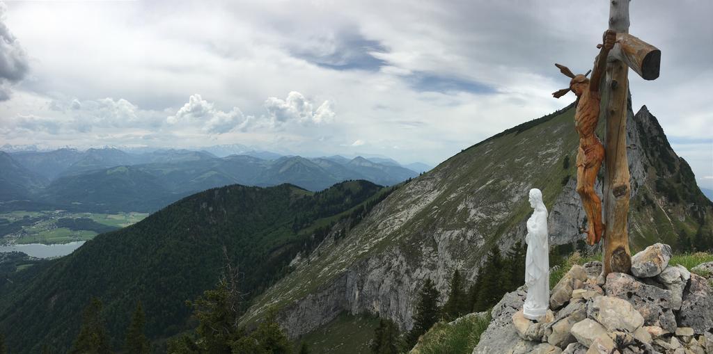 Hupfmuehle Pension Sankt Wolfgang im Salzkammergut Bagian luar foto